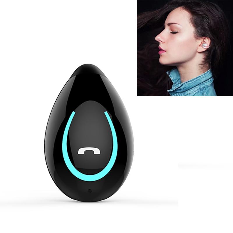 V562-C10118800ADE-202505221952-00 Ultra-light Wireless Earphone with Mic - Bluetooth 5.0 - Ear Clip - Stereo - Black - Image 1