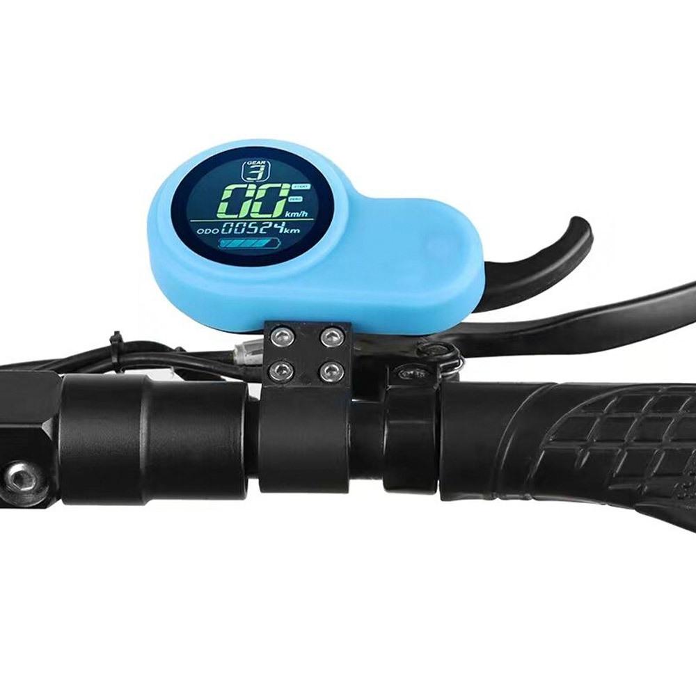 V562-C1030853060DBT-202505262138-00 Silicone Instrument Cover for Kugoo M4 Pro Electric Scooter - Blue - Image 1