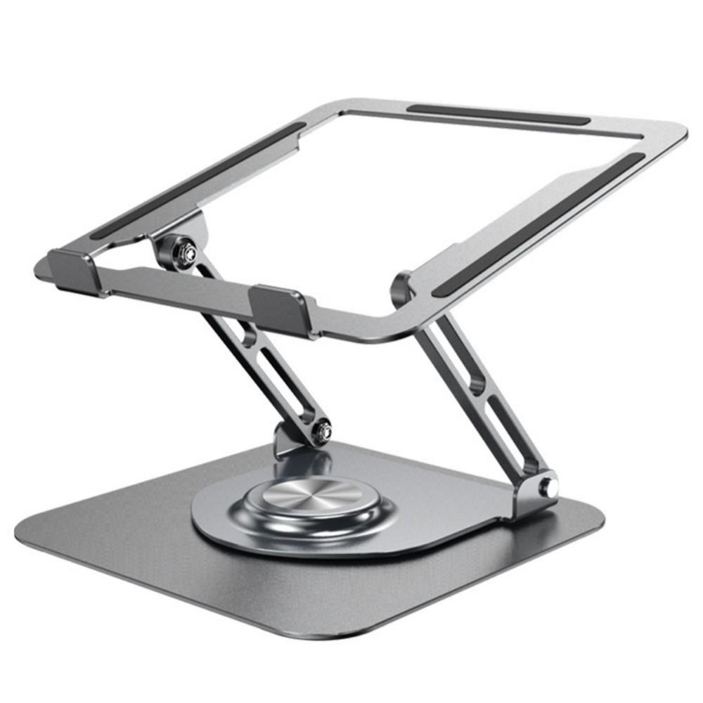 V562-C104191200AYS-202502271910-00 360 Degree Rotating Laptop Stand - Foldable Aluminum Bracket - Gray - Image 1