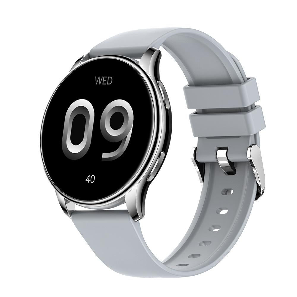 V562-C1044632060DBT-202504251847-00 1.32 Inch Health Monitoring Smart Watch With Password Lock - Silver Gray - Image 1