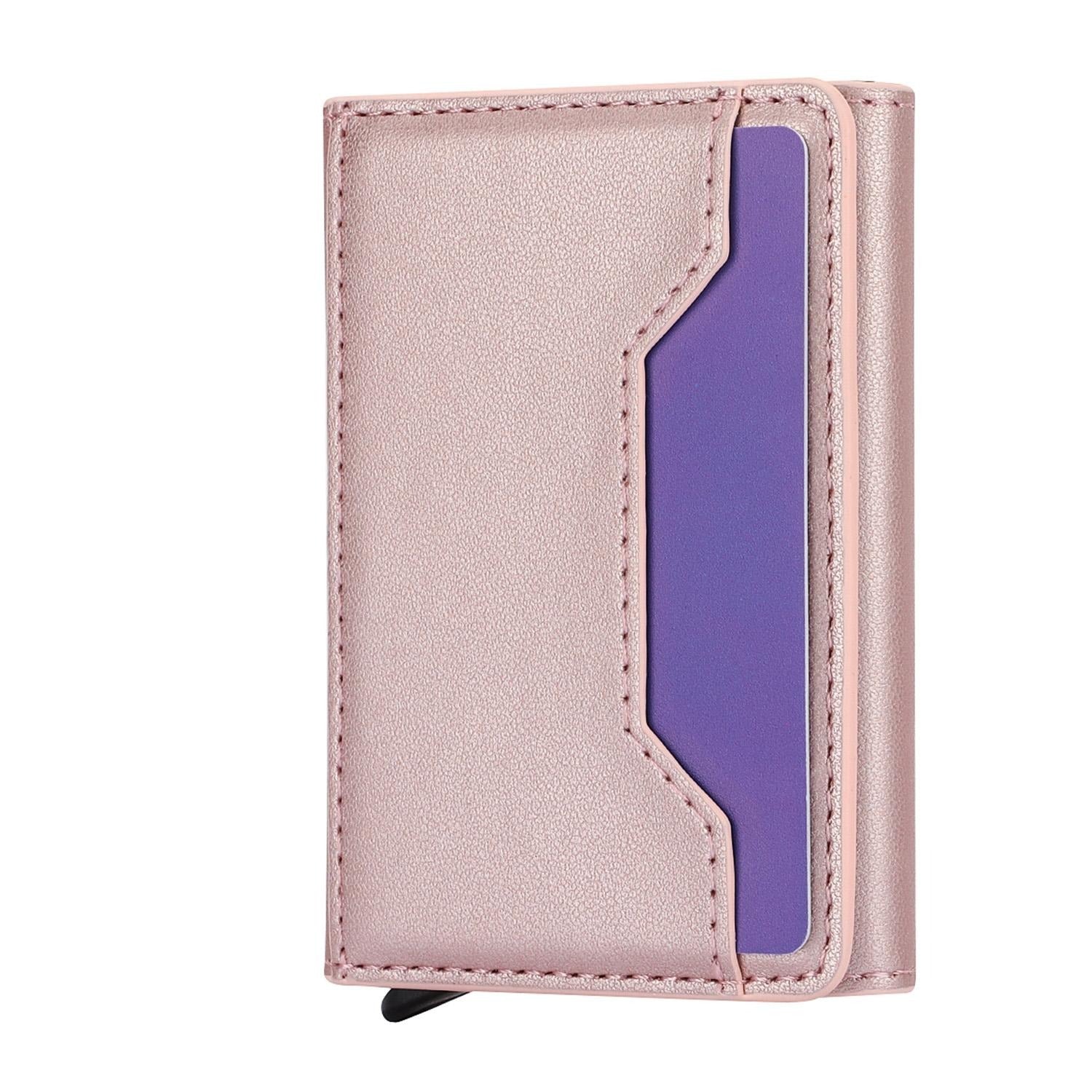 V562-C104714500ADE-202503281917-00 10x6x3cm Secure Brush Card Bag - Compact and Protective - Rose Gold - Image 1