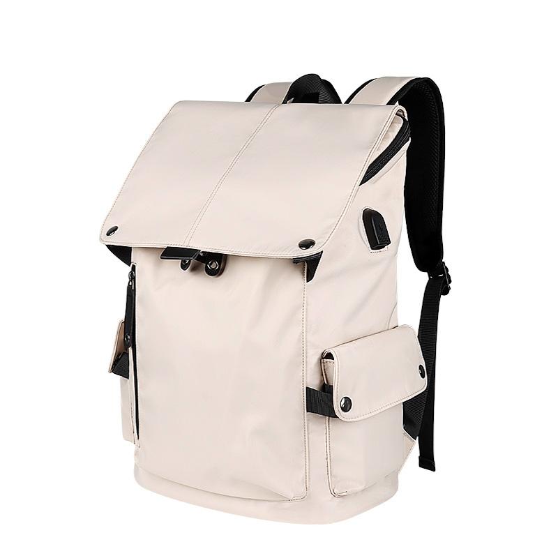 V562-C106077100ADE-202502282120-00 Universal Laptop Backpack With Usb Port - 13-15.6 Inch Capacity - Apricot - Image 1