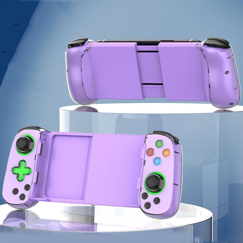 V562-C1066104060DBT-202504182010-00 Versatile Retractable Gamepad for Pc / Android / Ios / Win / Mac / Switch - Purple - Image 1