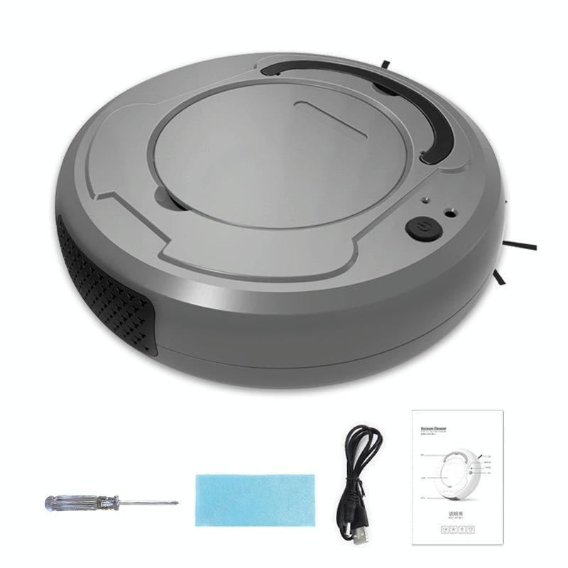 V562-C1077293060DBT-202503201811-00 Smart 3-in-1 Robot Vacuum with Wet / Dry Mopping - Rechargeable & Auto Cleaning - Black - Gray - Image 1