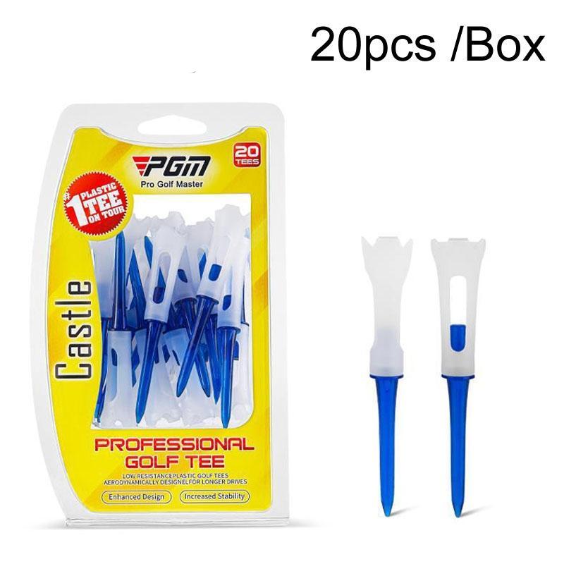 V562-C1079454060DBT-226946-00 20-pack Golf Ball Tee Holder for Competition - 83mm Spike Balls - Blue - Image 1