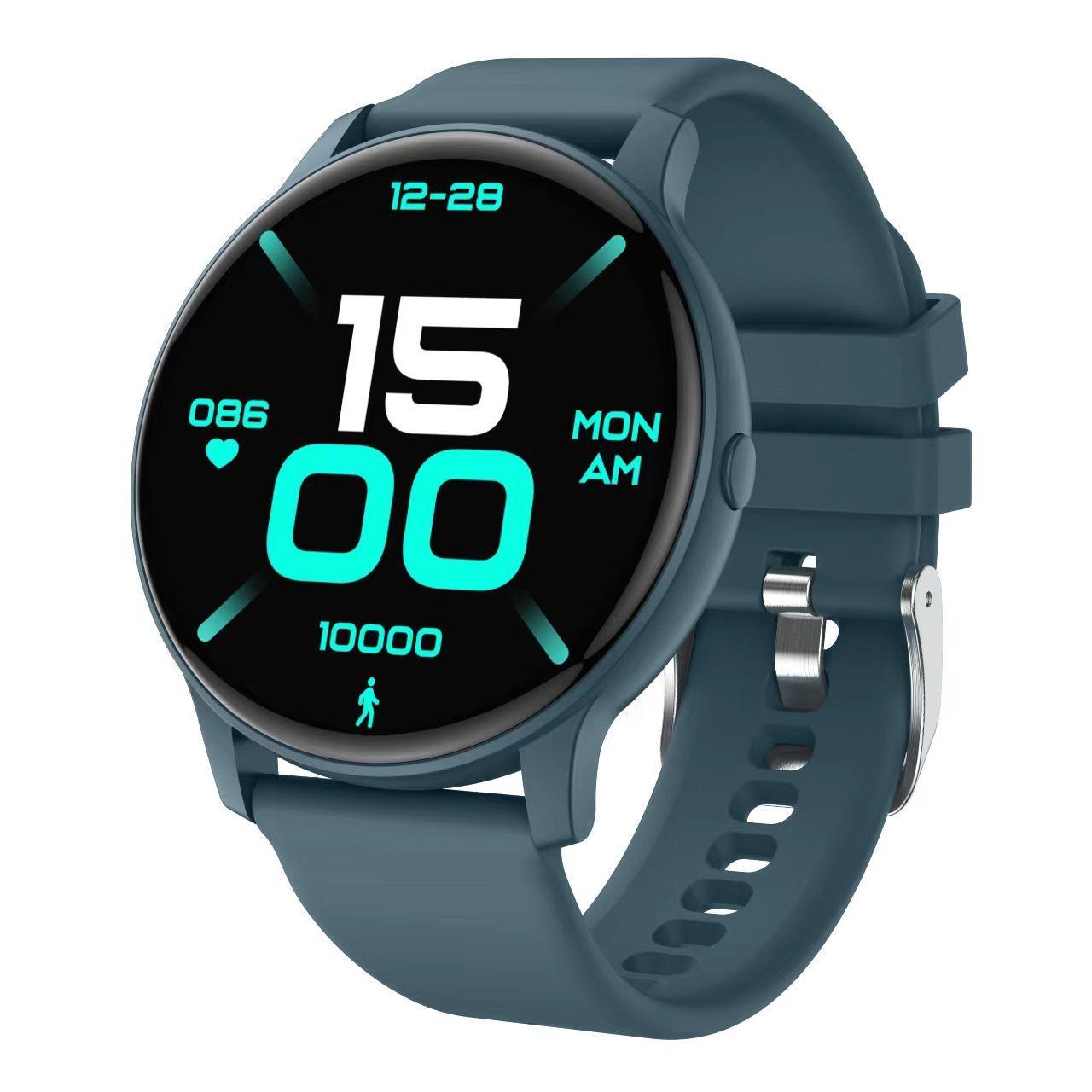 V562-C1085235060DBT-202504252106-00 Bluetooth Talk Smartwatch Multi-Function Monitor Heart Rate / Blood Pressure / Blood Oxygen / Sleep - Blue - Image 1