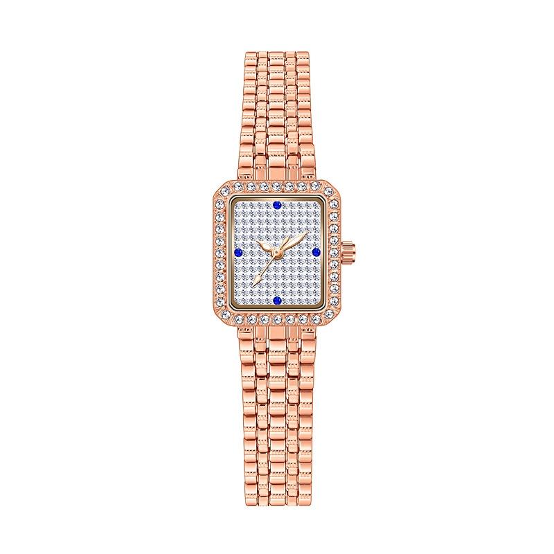V562-C1086332060DBT-227117-00 Stylish Diamond Women Alloy Watch Available - Rose Gold - Image 1