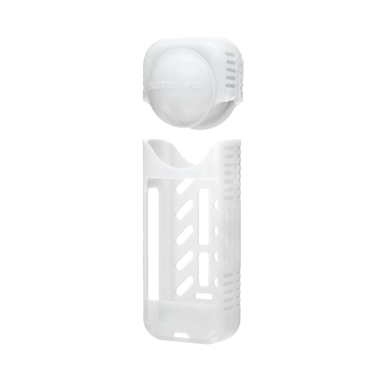 V562-C200485600ADE-222212-00 Silicone Shockproof Case and Lens Cover for Insta360 X4 by Sunnylife - Transparent - Lens Body Cover Kit - Image 1