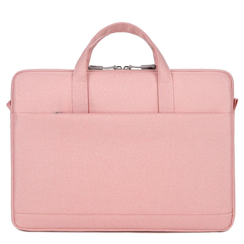 V562-C201894200ADE-202502281920-00 14 Inch Waterproof Oxford Laptop Handbag - P310 - Pink - Image 1