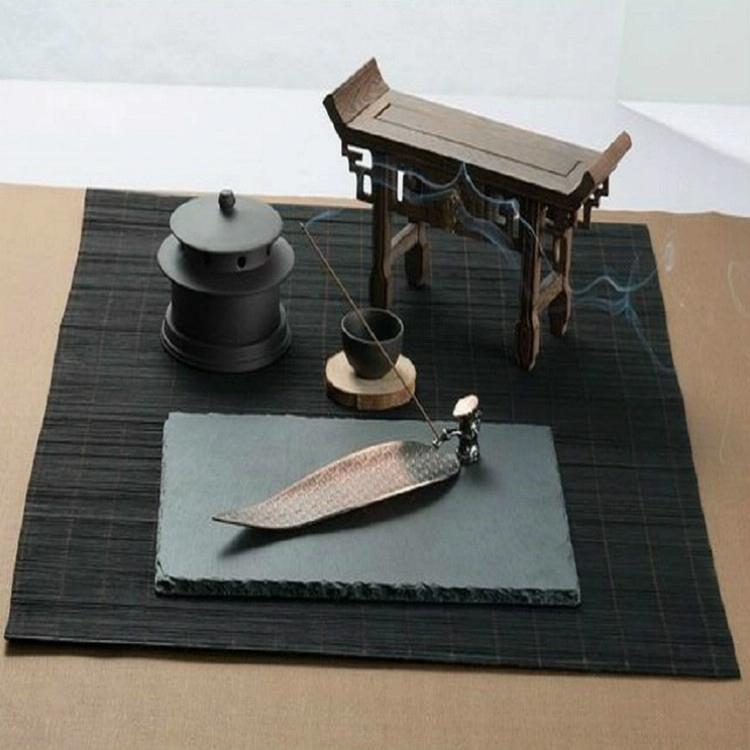 V562-C207091550DBT-202503041652-00 Small Sandalwood Incense Sticks - Leaf Ornaments for Crafts - Red Copper - Image 1