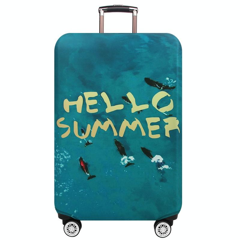 V562-C4037273060DBT-202502281715-00 Protective Cover for Trolley Luggage - Durable and Dustproof - Large Size - Summer Sea - Xl - Image 1