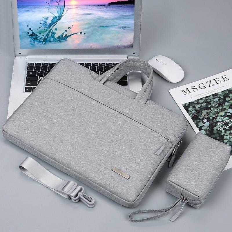 V562-C600822300ADE-202502282111-00 15.6 Inch Inner Bag with Shoulder Strap for Handbag or Laptop - Power Bag - Grey - Image 1