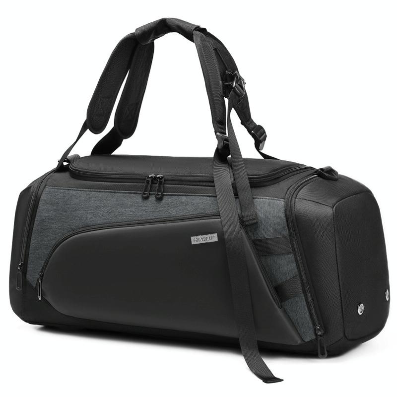 V562-D1013083060DBT-202503261941-00 Separate Wet / Dry Large Gym Bag - Dark Grey - Image 1