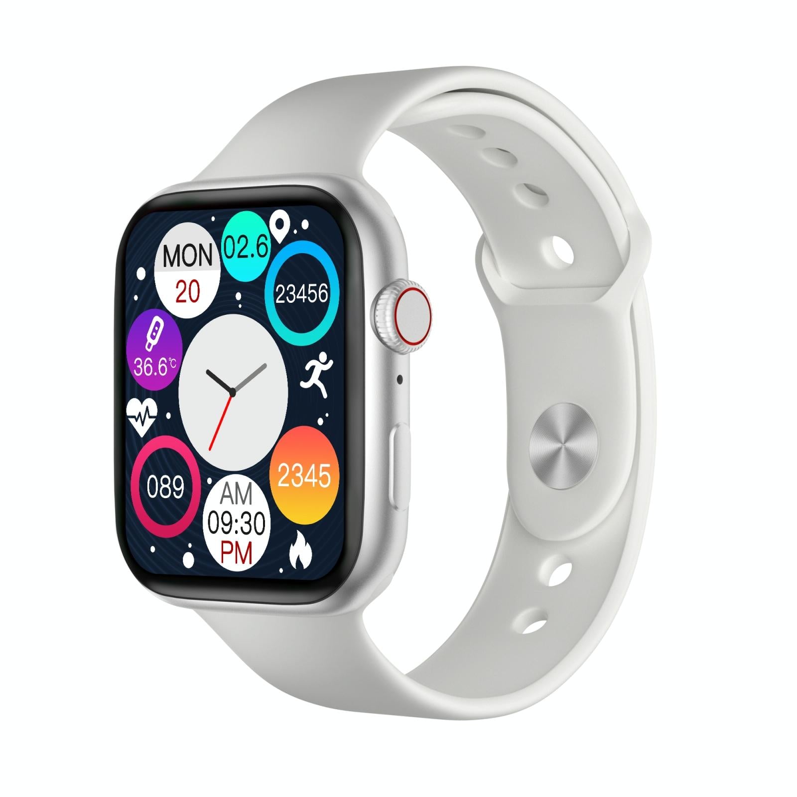 V562-D101369200ADE-202504251932-00 1.75 Inch Tft Screen Smart Watch Support Blood Pressure Monitoring / Sleep Monitoring - White - Image 1