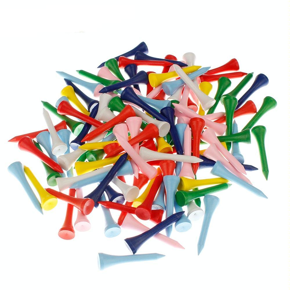 V562-D1016961060DBT-202503041741-00 40 Wooden Golf Tees with Ball Holder - 83Mm - Image 1