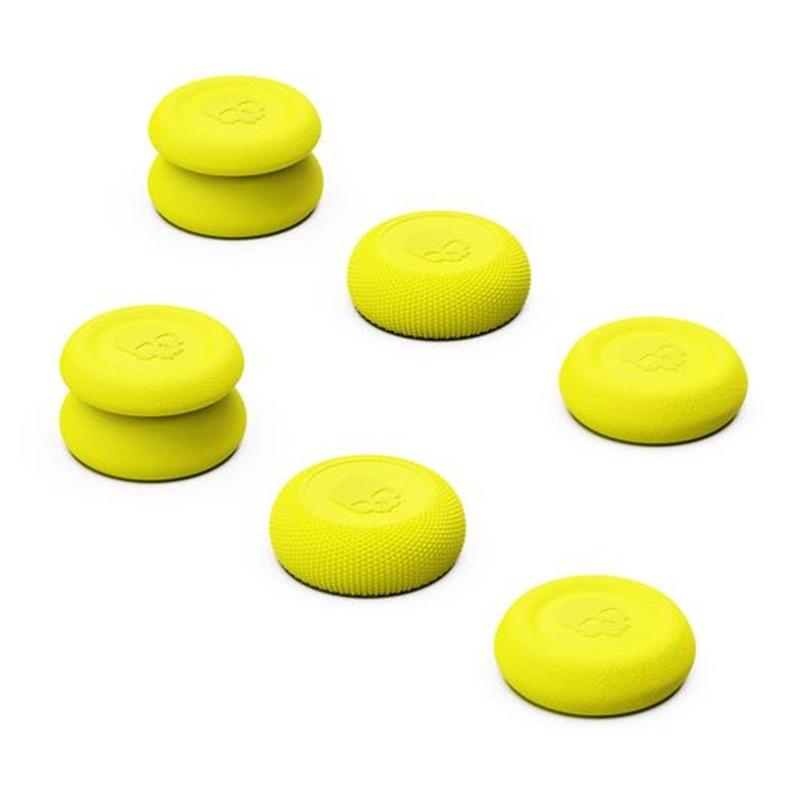 V562-D1038543060DBT-202502241330-00 Anti-skid Joystick Cap Set for Steam Deck Console - Button Combo - Yellow - Image 1