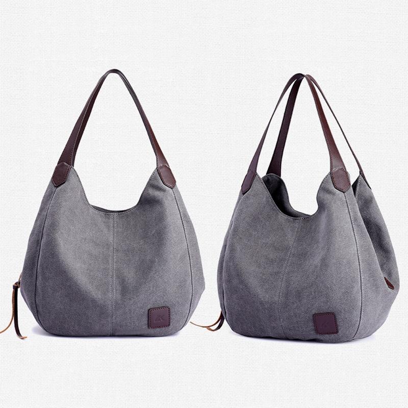 V562-D1072792550DBT-202504251606-00 Retro Art Lady Shoulder Bag - Simple & Chic Beige - Gray - Image 1