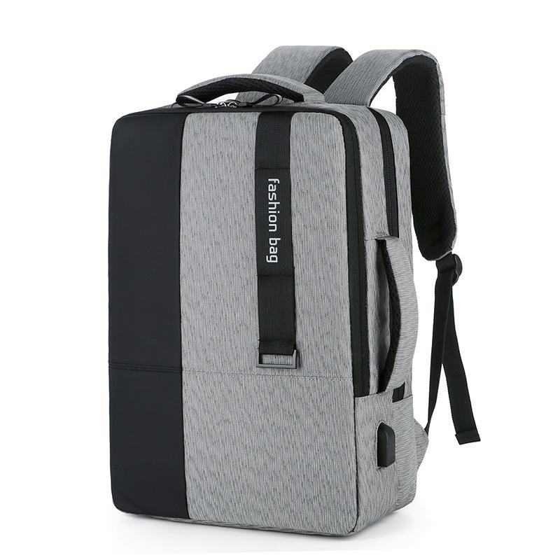 V562-D1074882060DBT-202502281953-00 Large-capacity Laptop Backpack with Usb Charging - Ideal for Business Commuters - Grey - Image 1