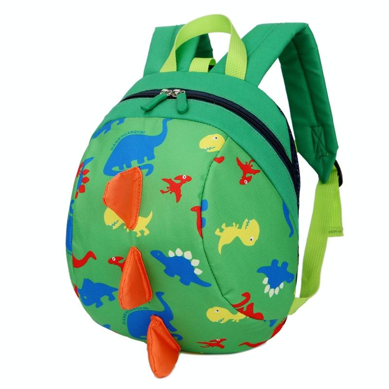 V562-D108776500ADE-202503041825-00 Durable Dinosaur Backpack for Kids - Lost Proof - Green - Image 1