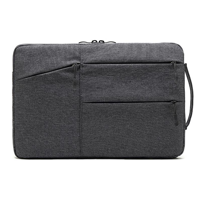 V562-D2058012060DBT-202504021953-00 13.3 Inch Business Laptop Liner Bag - Polyester Zipper Closure - Dark Gray - Image 1