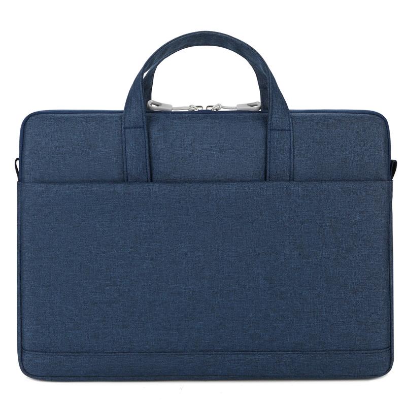 V562-D301894200ADE-202502282111-00 15 Inch Waterproof Oxford Laptop Handbag - P310 - Navy Blue - Image 1