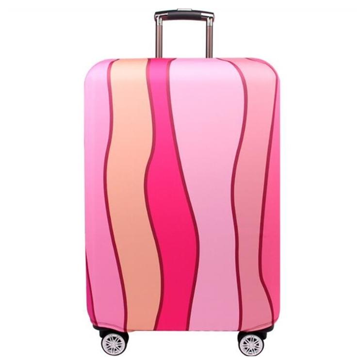 V562-D4036659040DBT-202502281721-00 29-32 Inch Travel Suitcase Dust Covers - Elastic & Abrasion-resistant - Pink Ripple - Image 1