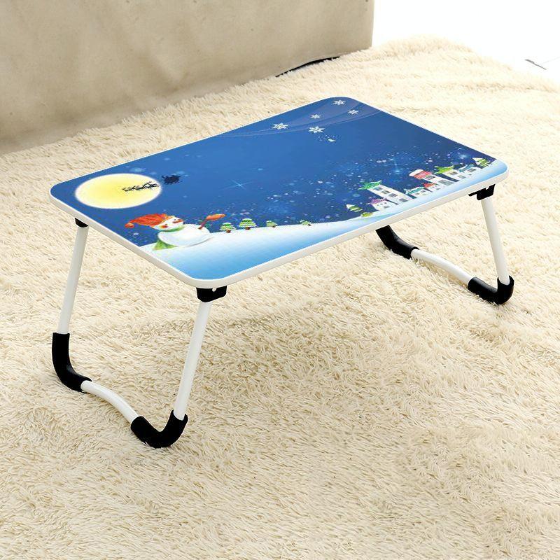 V562-D5115BCH-202506271218-00 Adjustable Folding Laptop Desk - Non-slip W-shaped Legs Square Pattern Portable Cloud Design - Hcb5115D - Image 1
