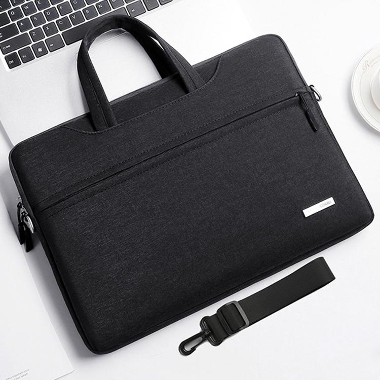 V562-D708722300ADE-202502281845-00 16.1 Inch Inner Bag with Shoulder Strap for Handbag or Laptop - Black - Image 1