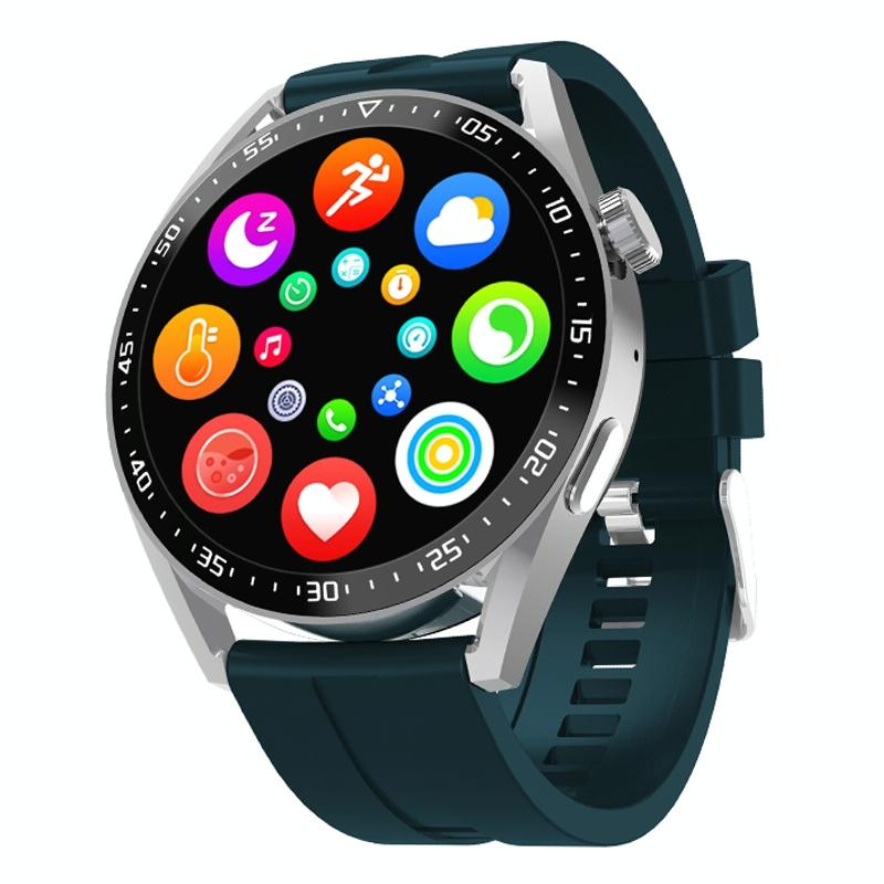 V562-E1008205060DBT-202504252017-00 1.39 Inch Ip67 Waterproof Health Monitoring Bluetooth Call Smart Watch With Nfc Payment - Green - Image 1
