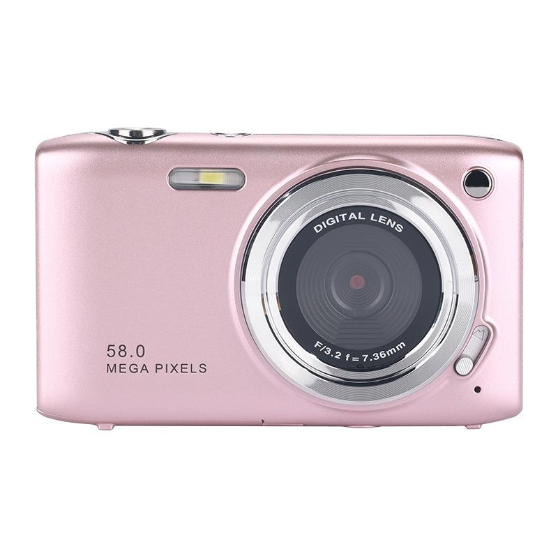 V562-E1021883060DBT-202502241630-00 Portable 16X Zoom Hd Digital Camera With 2.88 Ips Screen - Rose Pink - Image 1