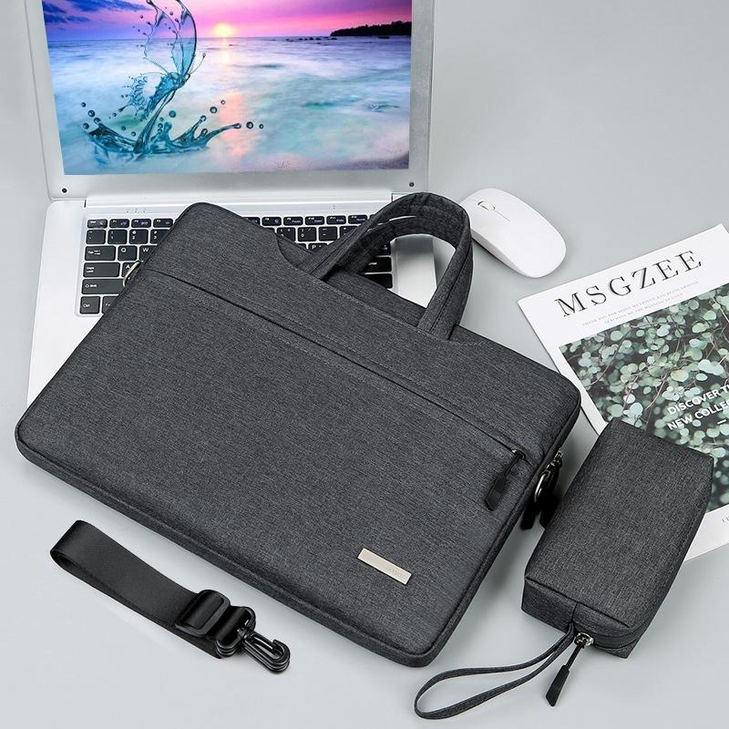 V562-E600822300ADE-202502282110-00 15.6 Inch Inner Bag with Shoulder Strap for Handbag or Laptop - Power Bag - Dark Grey - Image 1