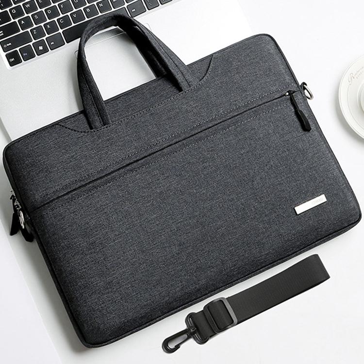 V562-E708722300ADE-202502281845-00 16.1 Inch Inner Bag with Shoulder Strap for Handbag or Laptop - Dark Grey - Image 1