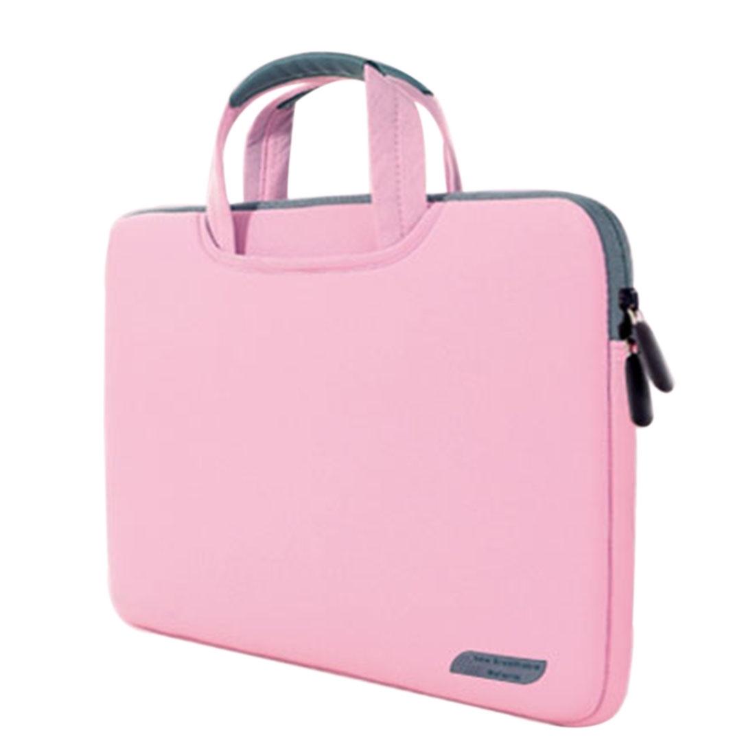 V562-F0855BL-202502281930-00 Portable Air Permeable Handheld Laptop Sleeve - 15.6 Inch - 41.5x30.0x3.5cm - Pink - Image 1
