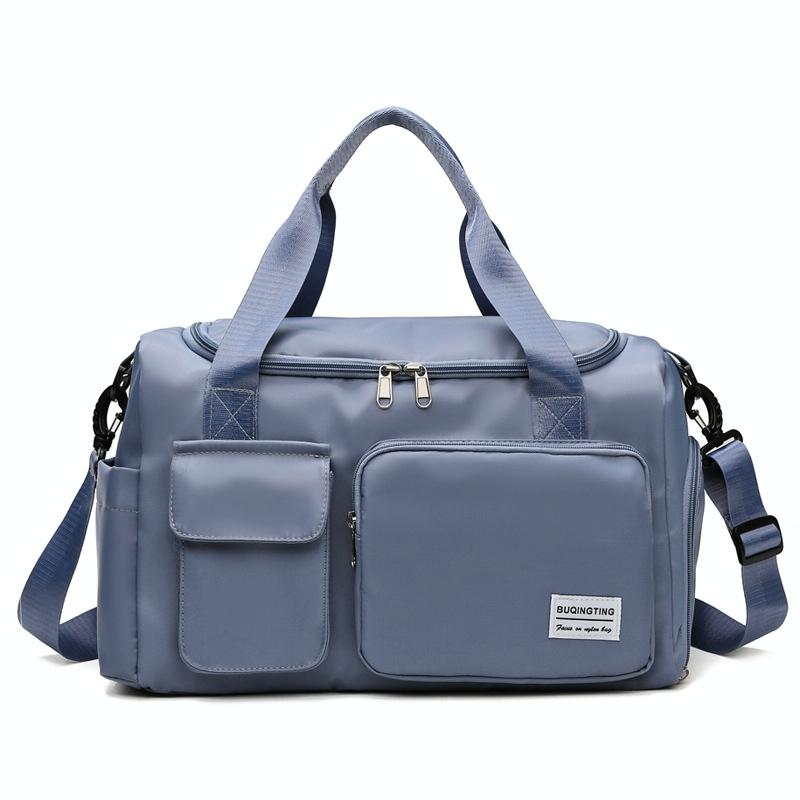 V562-F2042082060DBT-202503041310-00 Waterproof Gym Bag for Travel - Size l - Fog Blue - Image 1