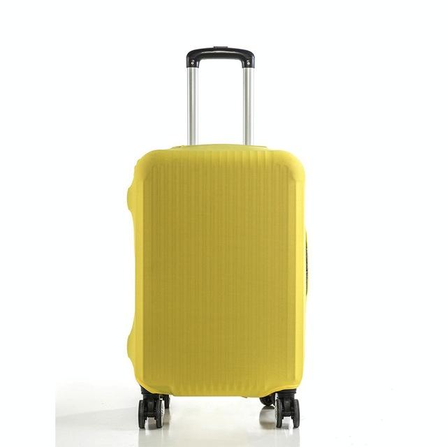 V562-F2046360240DBT-202502281631-00 Yellow Elastic Luggage Dust Cover - Size l - Image 1