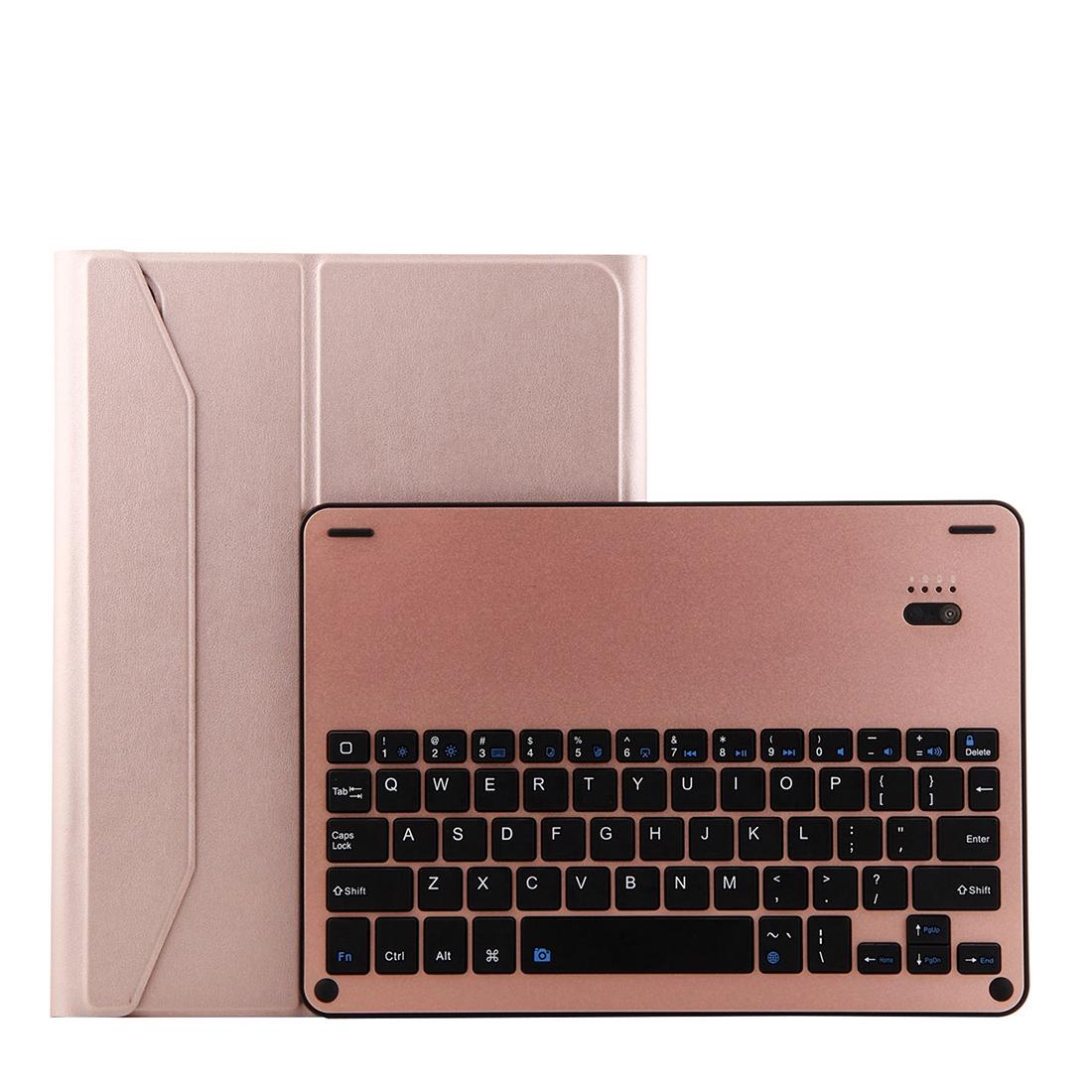 V562-F5359D6PI-202504291851-00 Bluetooth Keyboard & Leather Tablet Case For Ipad Pro 11 2018 - Detachable Aluminum Three-Gear Magnetic Sleep Function - Pink - Image 1