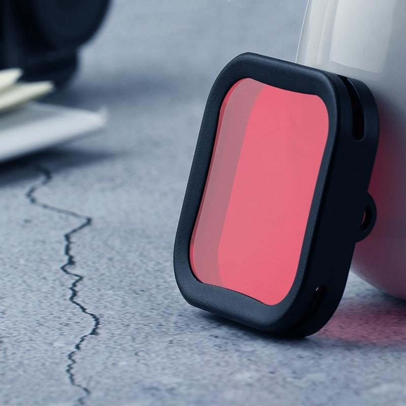 V562-F5900POD-220214-00 Diving Lens Filter for Dji Action Camera - Pink - Image 1