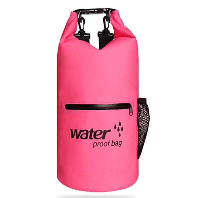 V562-F9585GO-202504251752-00 Waterproof Dual Shoulder Strap Dry Bag 10L Capacity - Pink - Image 1