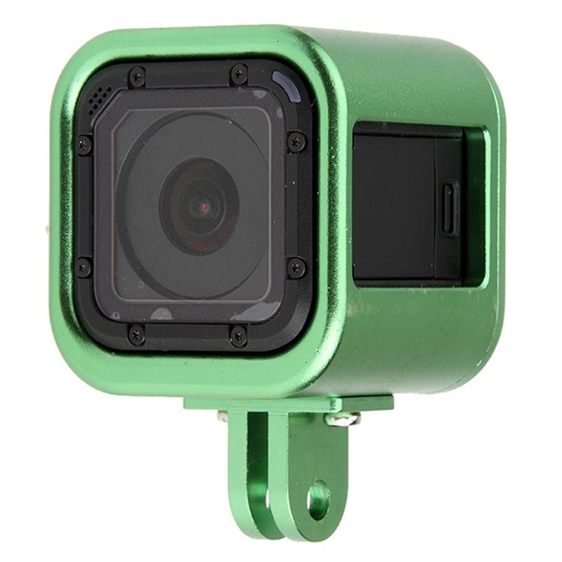 V562-G1013-PLD-S-202502241259-00 Aluminum Protective Cage for Gopro Session Cameras - Green - Image 1