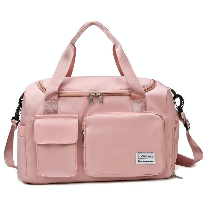 V562-G1042082060DBT-202503041320-00 Compact Waterproof Gym Bag for Travel - Size s - Light Pink - Image 1