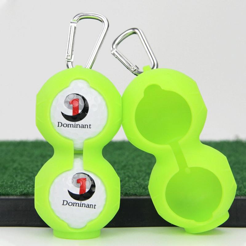 V562-G6526GO-202503041731-00 2-pack Golf Silicone Double-ball Protection Sleeves - Green - Image 1