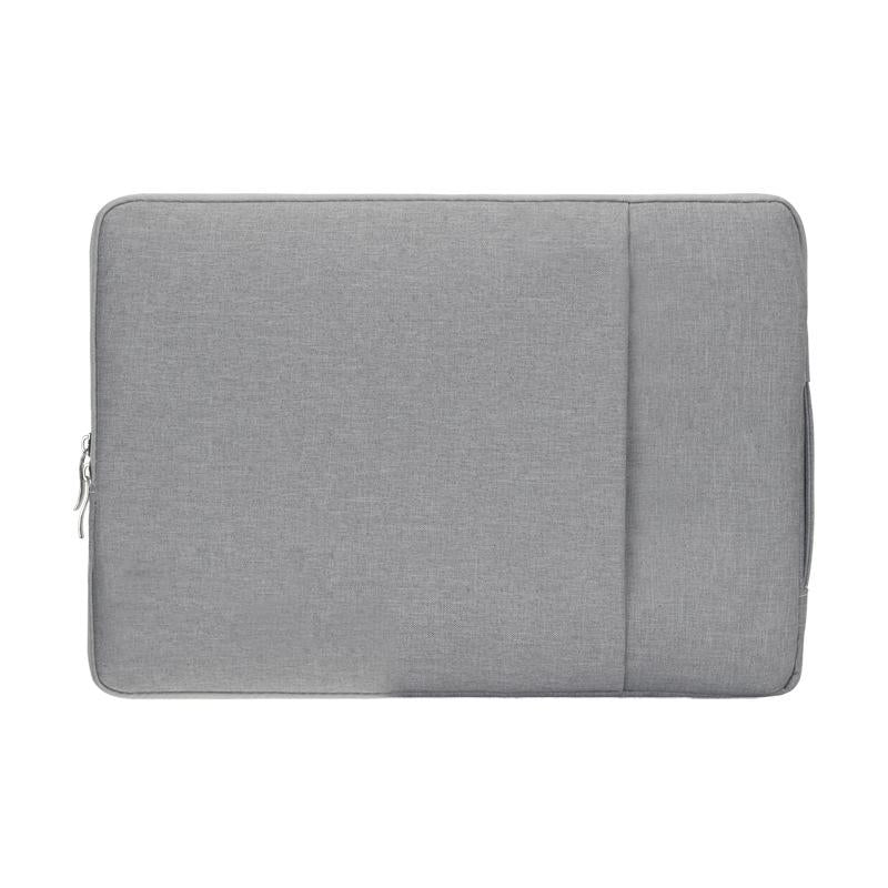 V562-H1965BL-202504022036-00 Denim Business Laptop Liner Bag for Tablets - Grey - Image 1