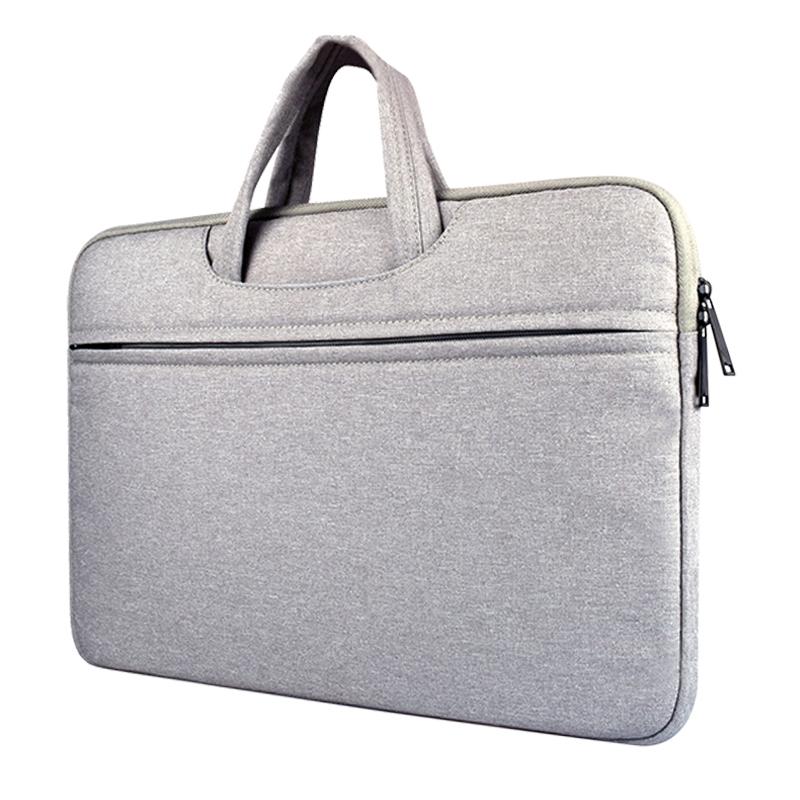 V562-H2317CH-202502282210-00 Lightweight Laptop Bag with Durable Zipper for Macbook Samsung Sony Dell Alienware Chuwi Asus Hp - Grey - Image 1