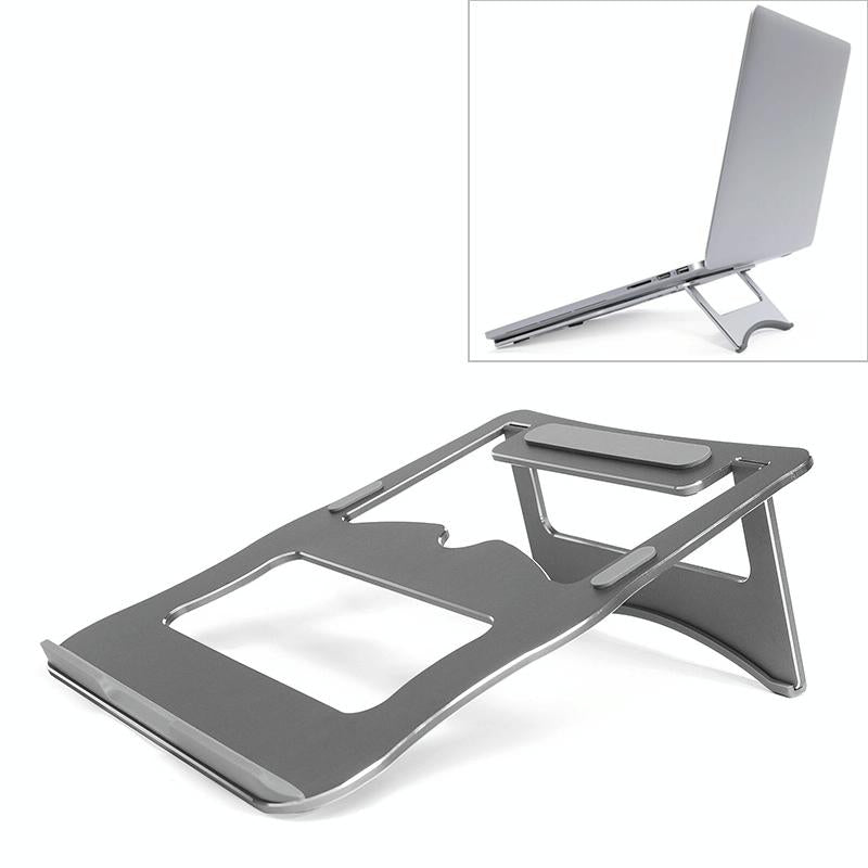 V562-H5285CP-202502271839-00 Portable Aluminum Laptop Stand - Simple & Stylish - Grey - Image 1