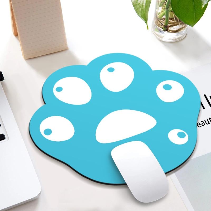 V562-L1042012750DBT-202505261452-00 3 Piece Cute Cartoon Cat Claw Mouse Pad Set 280 X 250 X 3Mm - Bright Blue - Image 1