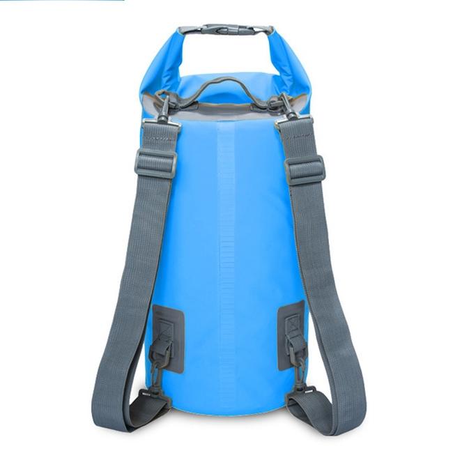 V562-L1585GO-202504251505-00 Waterproof Dual Shoulder Dry Bag 50L Capacity - Blue - Image 1