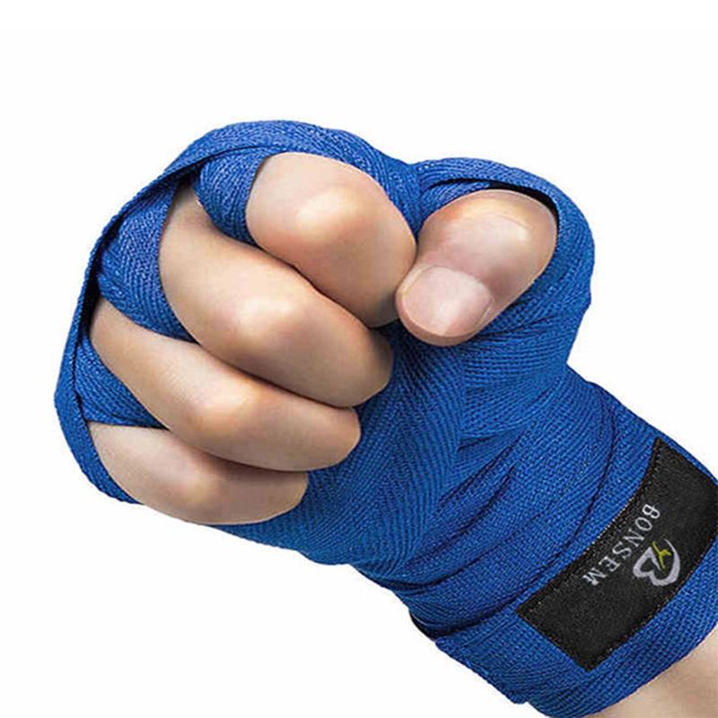 V562-L3573GO-202503072130-00 2.5M Adult Boxing Bandage For Training - Blue - Image 1