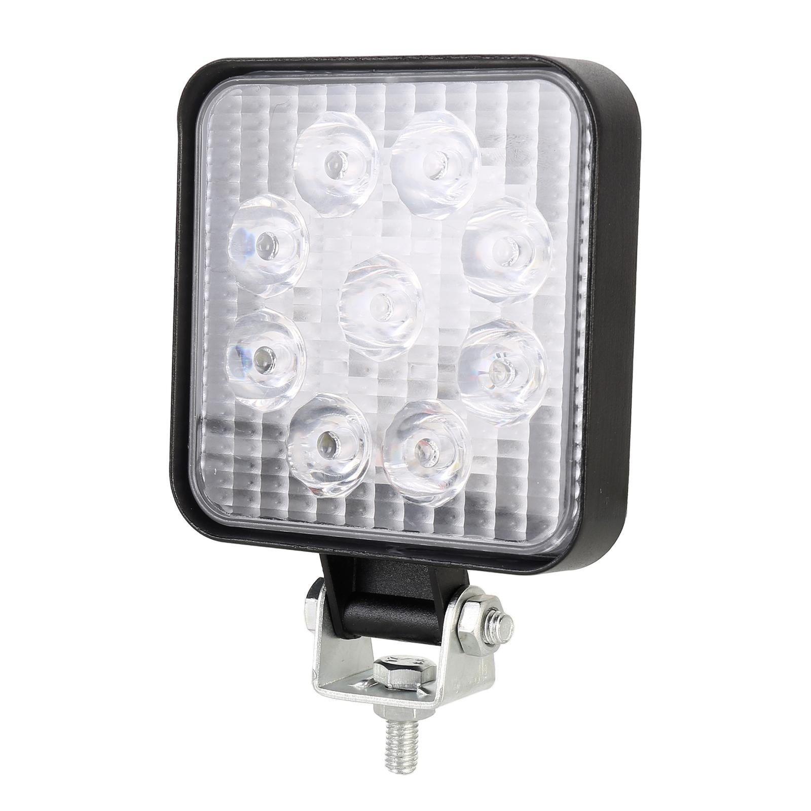 V562-LW3505SMC-202503052010-00 Dc 10 - 30V 27W 2500Lm 6000K 60 Degrees Adjustable Waterproof Vehicle Car Boat Marine External Work Emergency Lights With 9 Intense Wafer Led White Light - Image 1