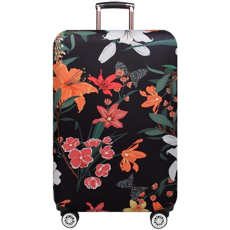V562-N2057592060DBT-202502281706-00 Medium Elastic Luggage Cover - Thick Wear-resistant Anti-dust Protection - Butterfly Lovers - Image 1