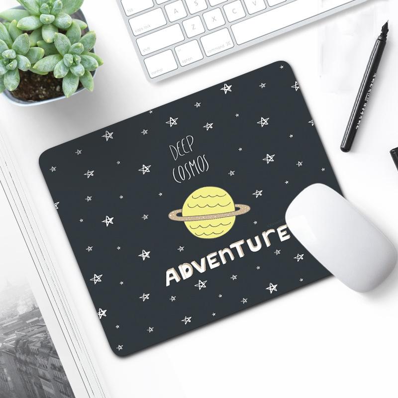 V562-O1000802750DBT-202505261232-00 6 Piece Non Slip Mouse Pad Set 21 X 26Cm Thick Rubber Anti Skid Durable - Cartoon Planet - Image 1